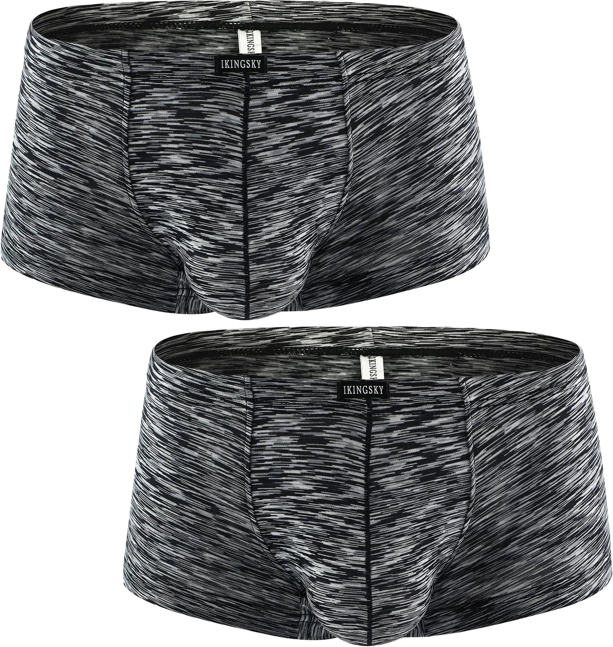 IKINGSKY Pouch Boxer Briefs – 2 Pack, IKINGSKY Mens Stretch Trunk Underwear (2 Pack)