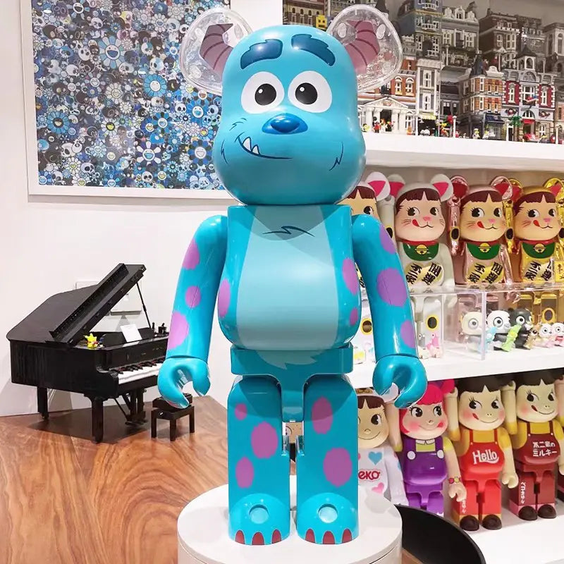 Bearbrick Floral Kid's Violent Bear Figurine Model