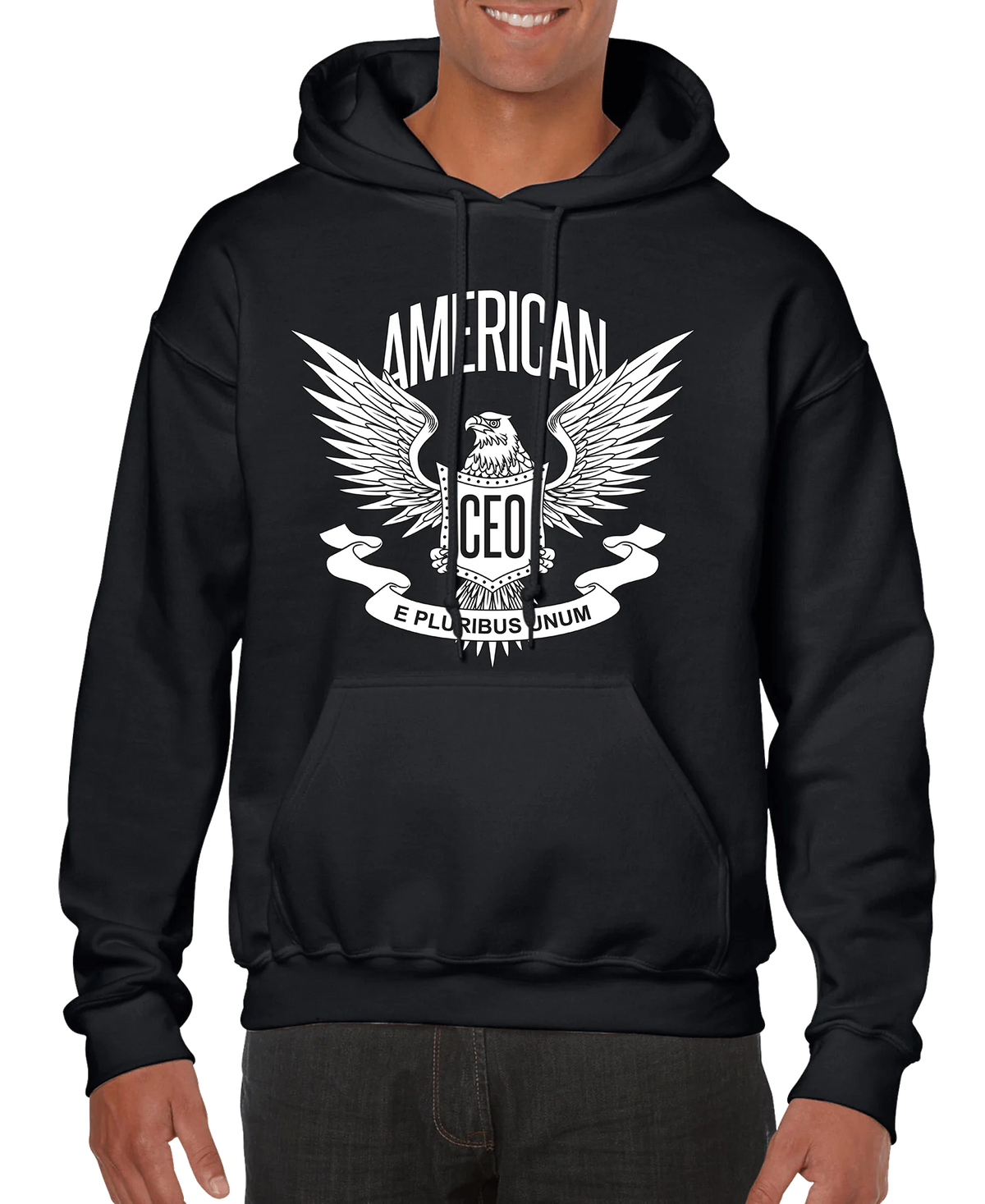 American CEO Patriotic Eagle Men’s Hoodie