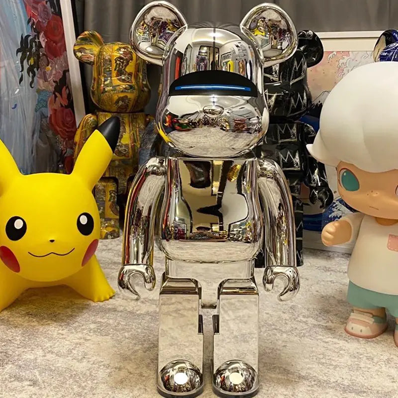 Bearbrick Floral Kid's Violent Bear Figurine Model