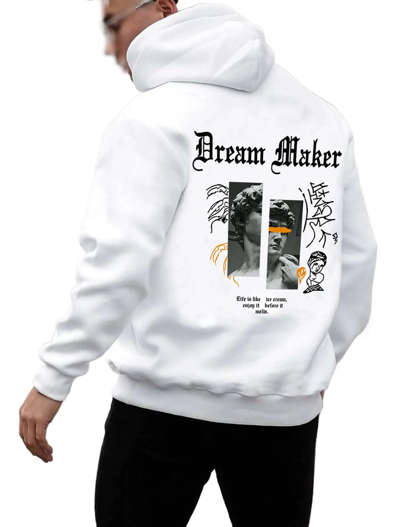 SHENHE Letter Print Hoodie