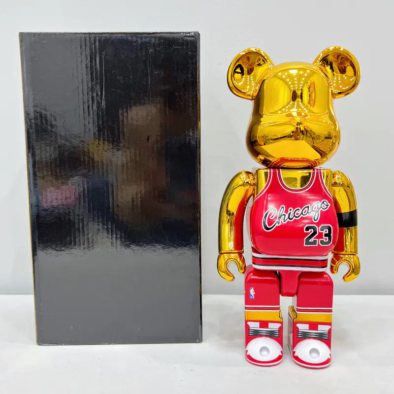 Bearbrick Floral Kid's Violent Bear Figurine Model