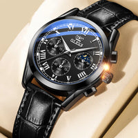 Men's Multifunctional Waterproof Luminous Quartz Watch