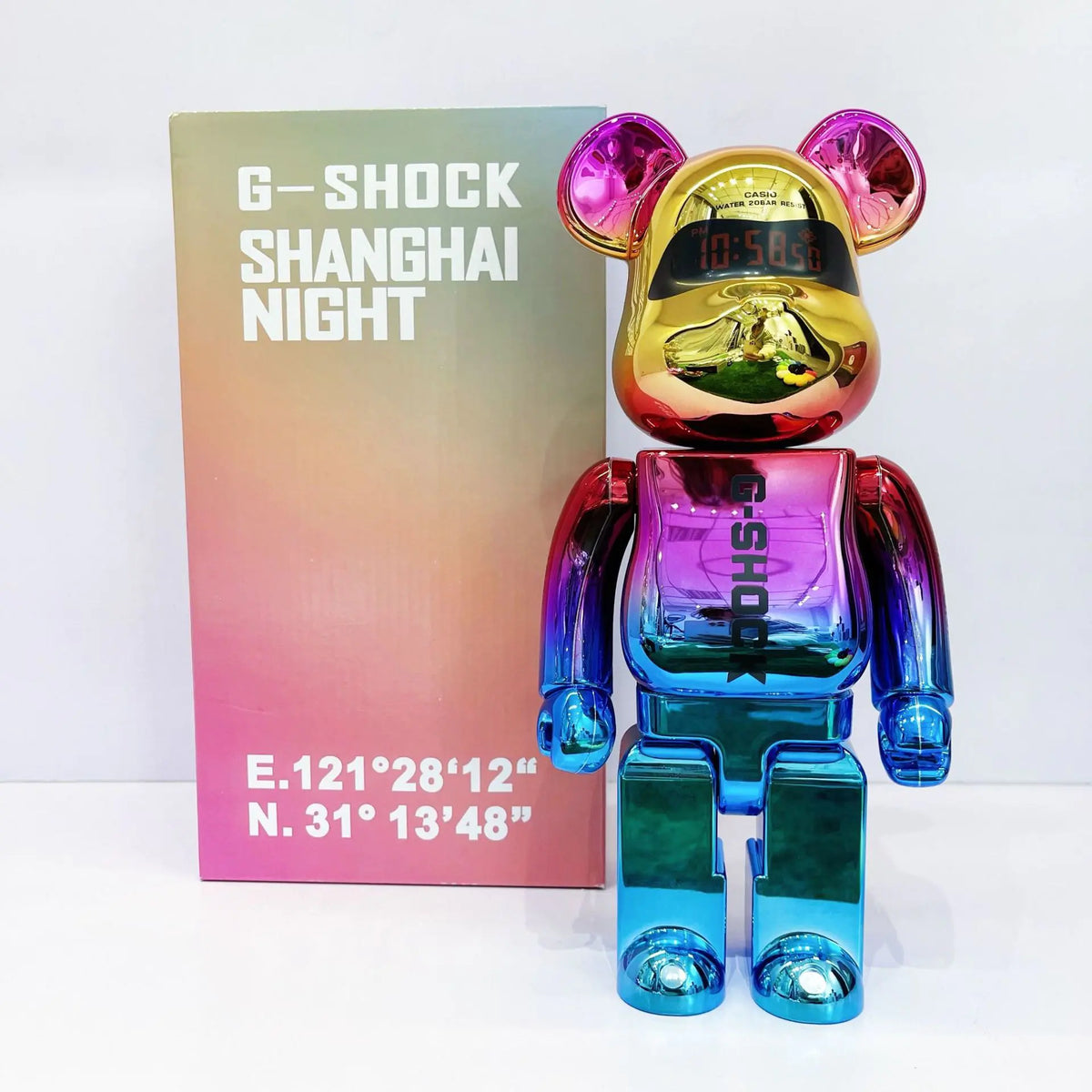 Bearbrick Floral Kid's Violent Bear Figurine Model