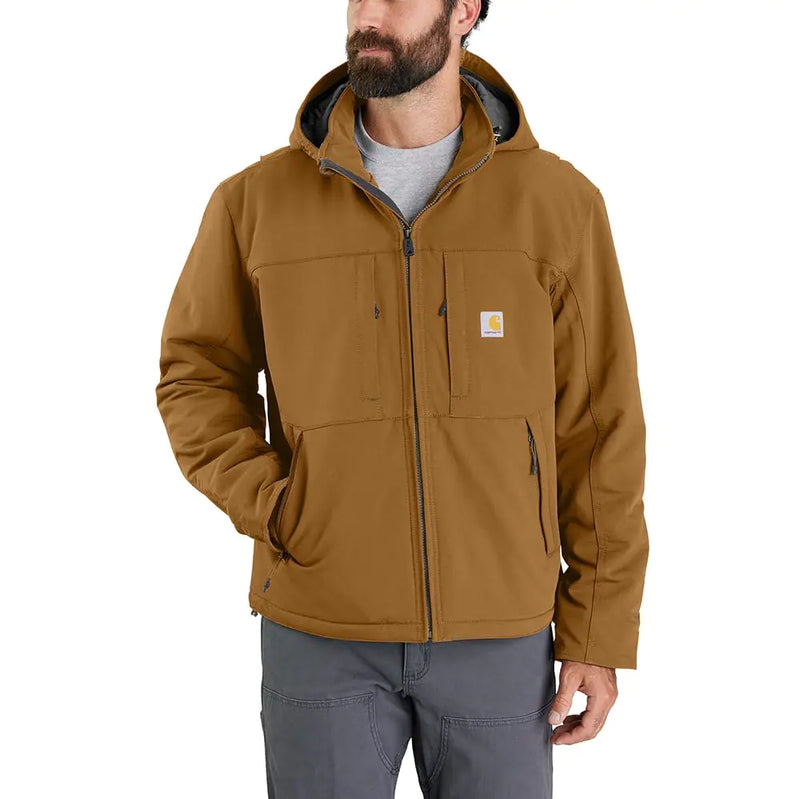 Carhartt Mens Super Dux Relaxed Fit Insulated Jacket Brown
