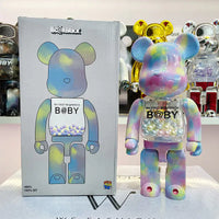 Bearbrick Floral Kid's Violent Bear Figurine Model