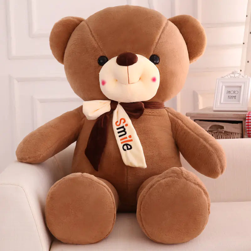 Plush Teddy Bear with Scarf - Customizable Gift