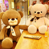 Plush Teddy Bear with Scarf - Customizable Gift
