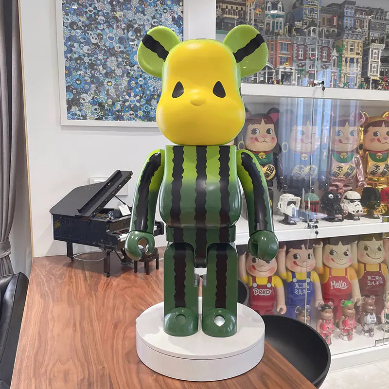 Bearbrick Floral Kid's Violent Bear Figurine Model