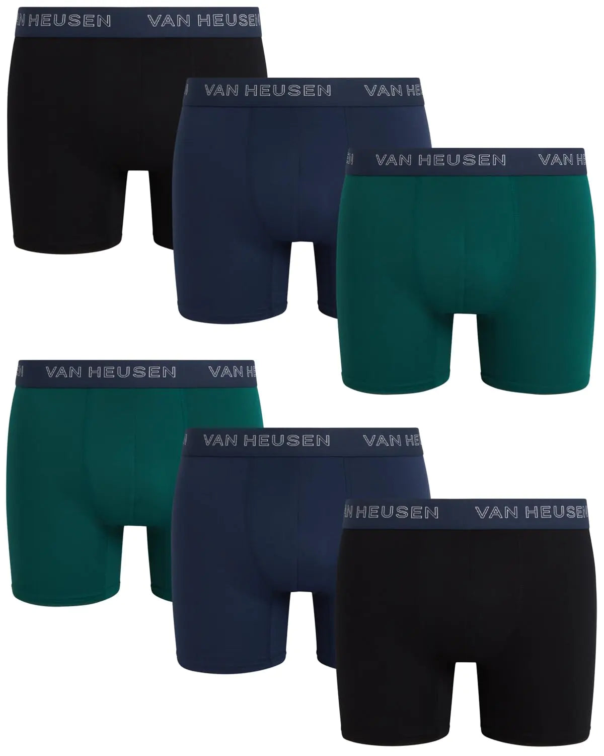 Van Heusen Casual Stretch Boxers – 6 Pack, Van Heusen Contour Pouch Boxer Briefs – 6 Pack