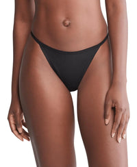 Calvin Klein Ideal Micro Low Rise String Thong Black