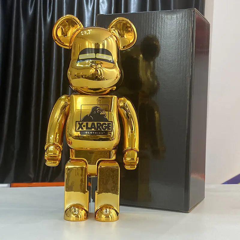 Bearbrick Floral Kid's Violent Bear Figurine Model