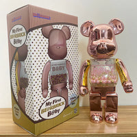 Bearbrick Floral Kid's Violent Bear Figurine Model