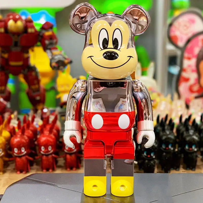 Bearbrick Floral Kid's Violent Bear Figurine Model