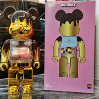 Bearbrick Floral Kid's Violent Bear Figurine Model