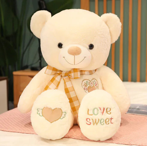Plush Teddy Bear with Scarf - Customizable Gift