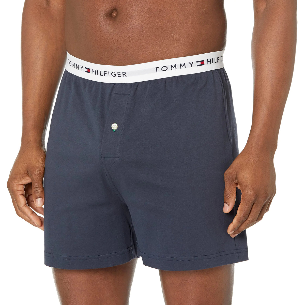 Tommy Hilfiger Mens Underwear Knit Boxers Dark Navy Small