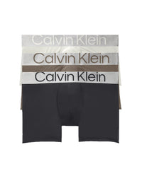 Calvin Klein Mens Reconsidered Steel Micro 3-Pack Low Rise Trunk