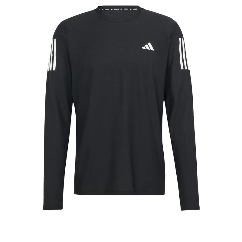 adidas Mens Own The Run Long Sleeve T-Shirt Black XX-Large Tall