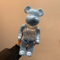 Bearbrick Floral Kid's Violent Bear Figurine Model