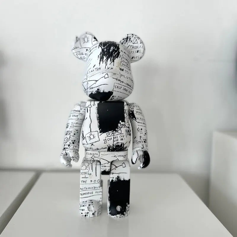 Bearbrick Floral Kid's Violent Bear Figurine Model