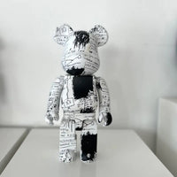 Bearbrick Floral Kid's Violent Bear Figurine Model