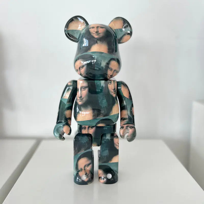 Bearbrick Floral Kid's Violent Bear Figurine Model