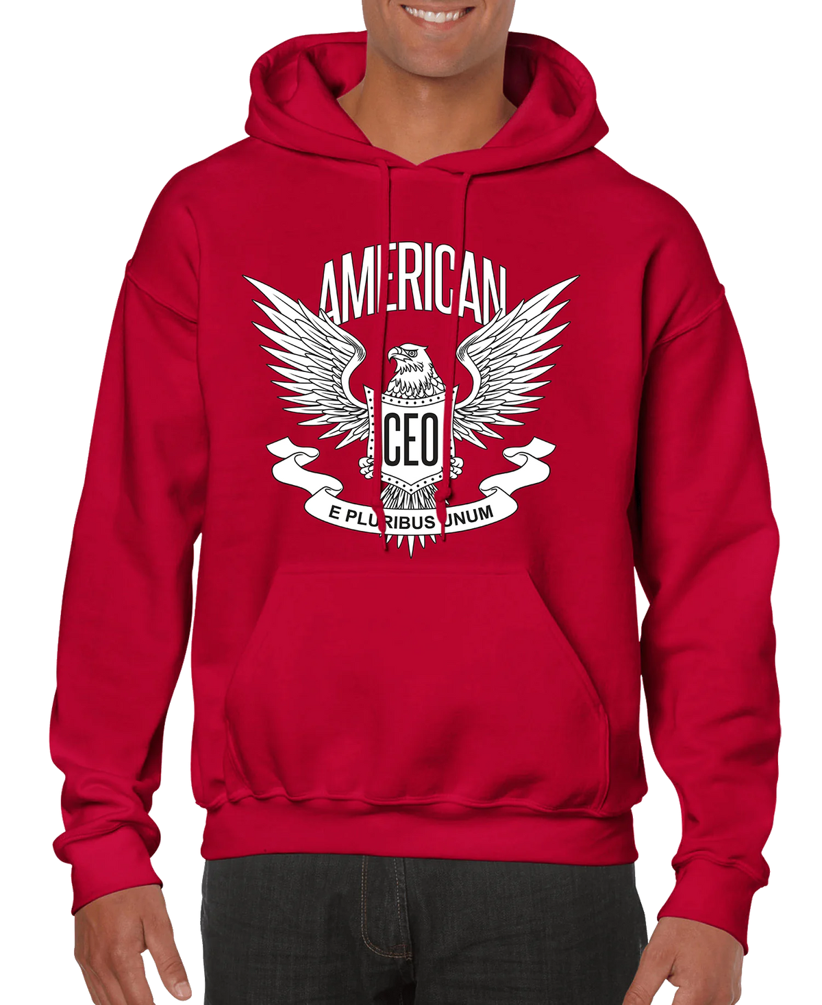 American CEO Patriotic Eagle Men’s Hoodie