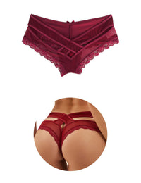 ohmydear Sexy Lace Hipster Panties, ohmydear Crisscross Lace Cheeky Panty