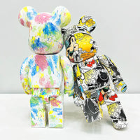 Bearbrick Floral Kid's Violent Bear Figurine Model