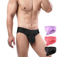 ZONBAILON Ice Silk Pouch Briefs – 3 Pack, ZONBAILON Low Rise Ice Silk Briefs (3 Pack)