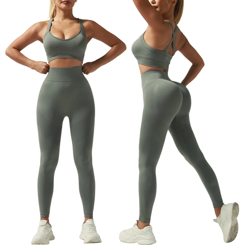Aliaglo Workout Outfits for Women 2 Piece
