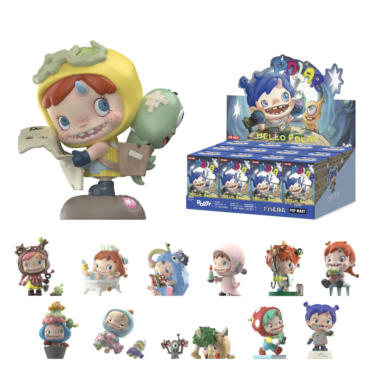 POP MART Polar Hello Polar S1 Blind Box – 12PCS Set
