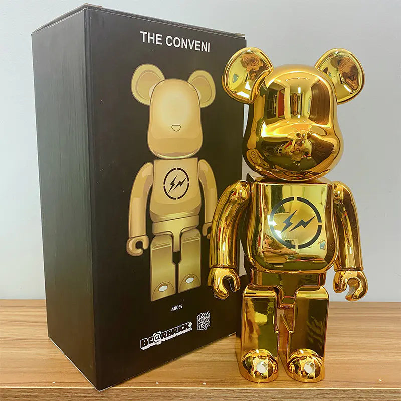 Bearbrick Floral Kid's Violent Bear Figurine Model