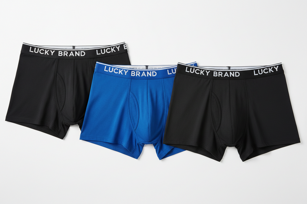 Lucky Brand Mens Performance Boxer Briefs (8 Pack), Lucky Brand Soft Stretch Boxer Briefs – 8 Pack