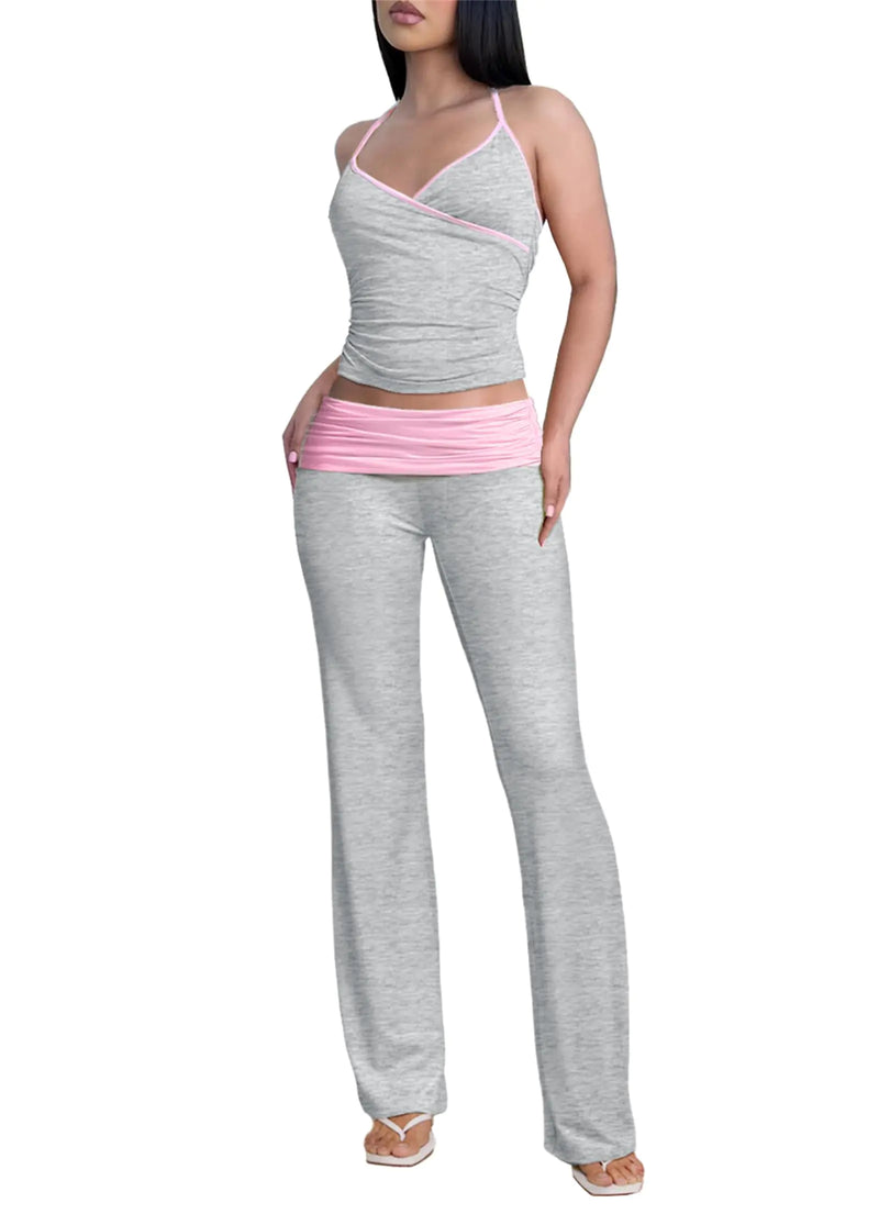 Womens 2 Piece Lounge Sets Sexy Two Pc Outfits