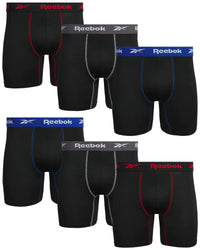 Reebok Everyday Athletic Boxers – 6 Pack, Reebok Premium Performance Boxer Briefs (6 Pack)