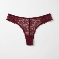 Murimia Lace Seamless Cheeky Panty,  Murimia No-Show Lace Thong Hipster