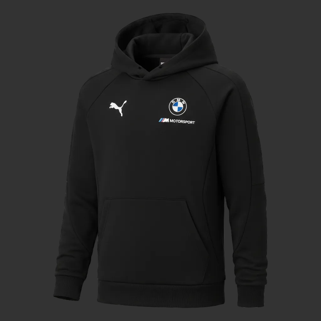 PUMA Boys BMW M Motorsports Essentials Hoodie Black