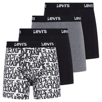 Levis Mens Boxer Briefs Breathable Stretch Underwear 4 Pack
