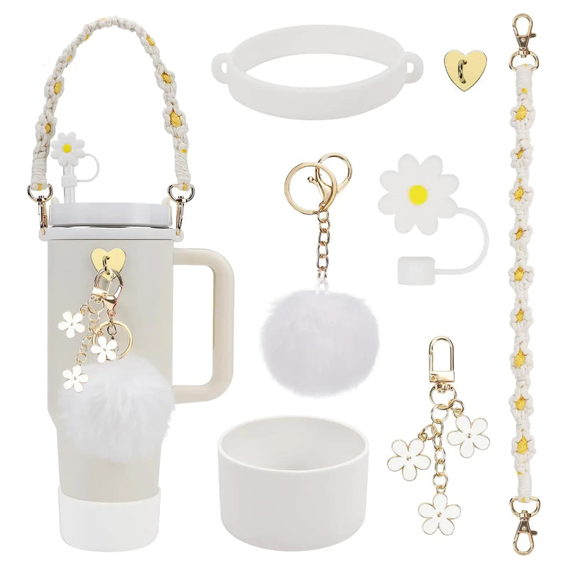 Stanley Cup Accessories Set 7PCS (White)