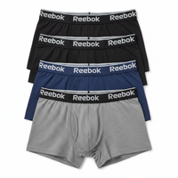Reebok Everyday Athletic Boxer Briefs – 4 Pack, Reebok Stretch Performance Boxer Briefs – 4 Pack