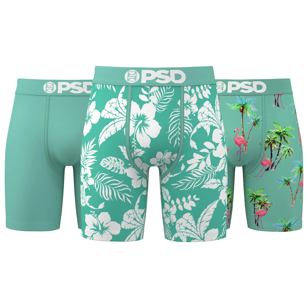 PSD Island Vibes Boxer Briefs – 3 Pack, PSD Mens Performance Boxer Briefs (3 Pack)