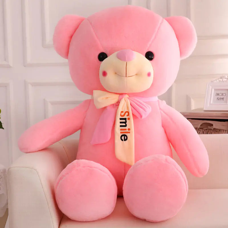 Plush Teddy Bear with Scarf - Customizable Gift