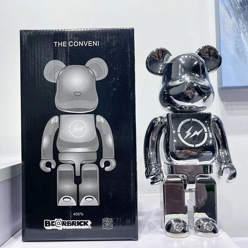 Bearbrick Floral Kid's Violent Bear Figurine Model