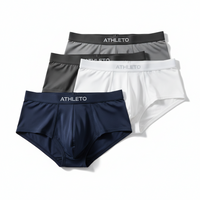 ZONBAILON Ice Silk Pouch Briefs – 3 Pack, ZONBAILON Low Rise Ice Silk Briefs (3 Pack)